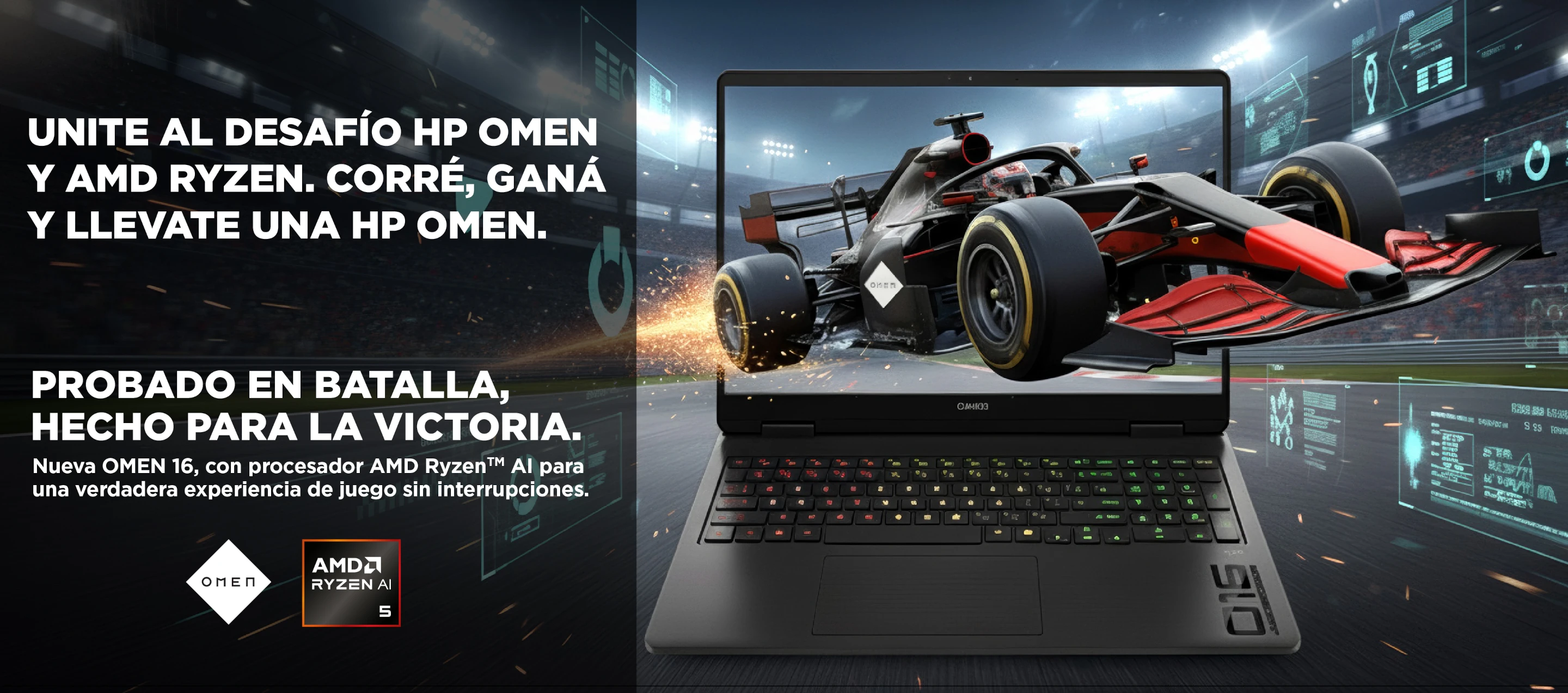 DESAFÍO HP OMEN Y AMD RYZEN